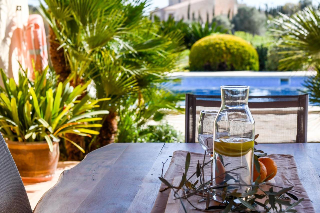 Moderne Finca Can Vicento - Heizung - Pizzaofen بورتو كريستو المظهر الخارجي الصورة